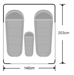 liczba osob w namiocie samochodowym Wild Land Bush-Cruiser  140