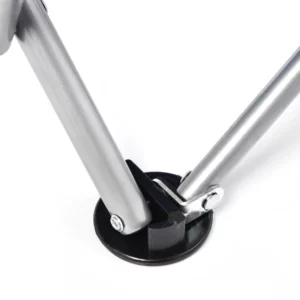 Lezak-plazowy kampingowy -Meteor-Coast-czarny nożki