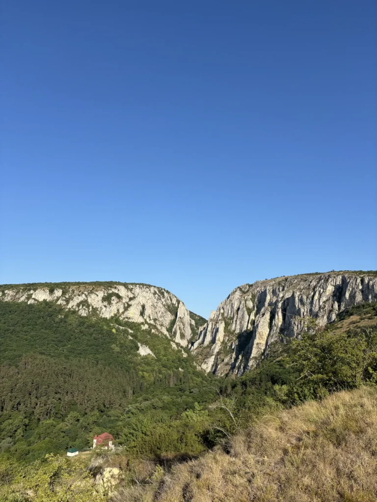 widok na wąwóz turda